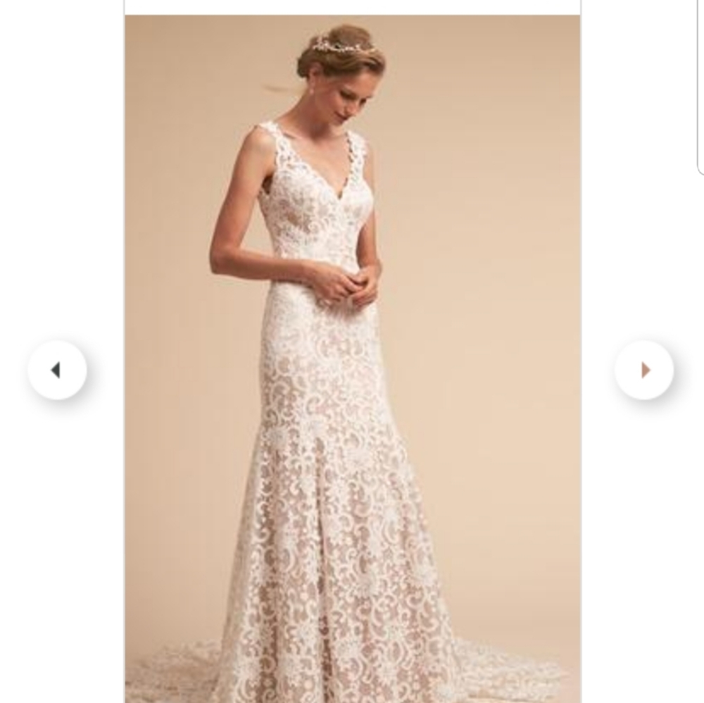 NEW WITH TAGS BHLDN Eddy K wedding dress sz 18 - Picture 2 of 14